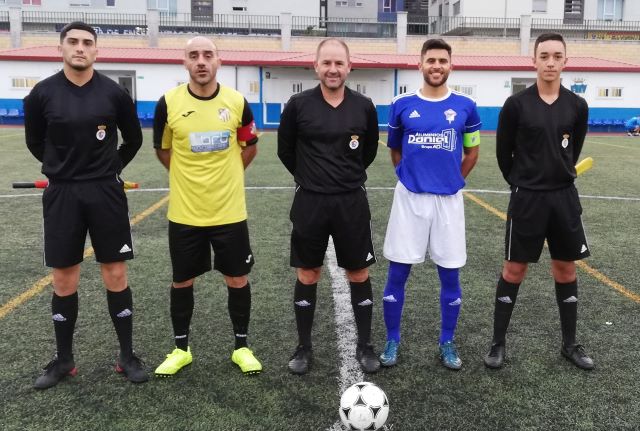 Trió arbitral y capitanes 11-1-2020