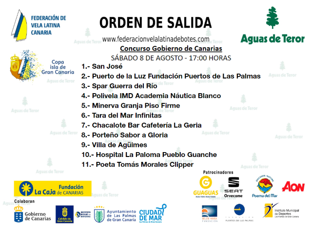 orden salida 2020 con 2