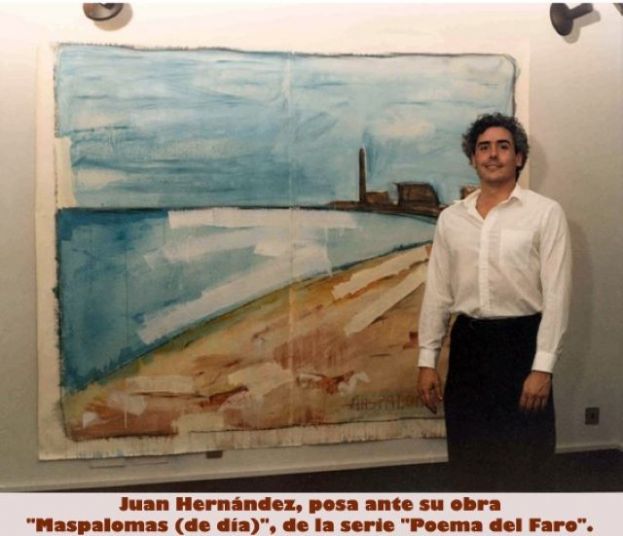 EL CRÍTICO DE ARTE SAMIR DELGADO IMPARTE UNA CHARLA SOBRE EL FARO DE MASPALOMAS VISTO POR EL PINTOR GRANCANARIO JUAN HERNÁNDEZ