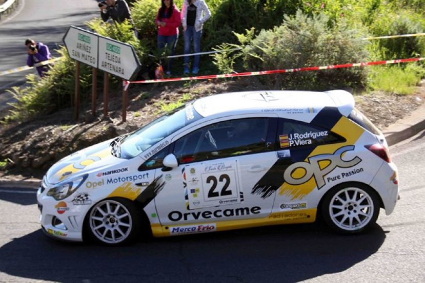 Buen resultado para Javier Rodríguez y Pedro Viera en el Rallye de Santa Brígida
