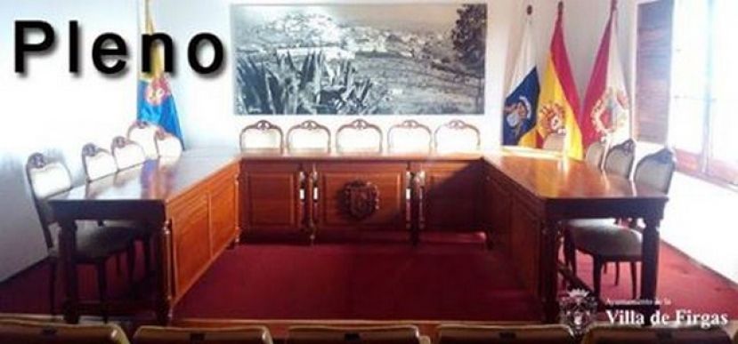 Firgas: Orden del Día de la sesión del Pleno del próximo día dos de mayo