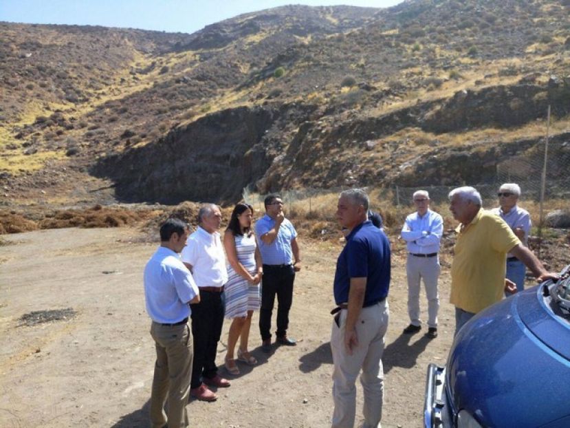 La Aldea: Visita para conocer in situ el proyecto piloto a nivel de Canarias