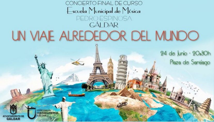 La Escuela Municipal de Música de Gáldar nos ofrece &quot;Un viaje alrededor del Mundo&quot;