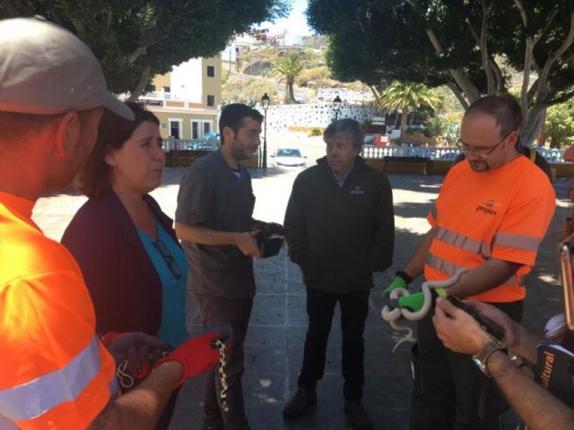 18 nuevos operarios para el equipo de control de la culebra californiana en GC