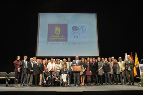 La Fedac conmemora sus 25 años de historia y homenajea a los artesanos con más antigüedad