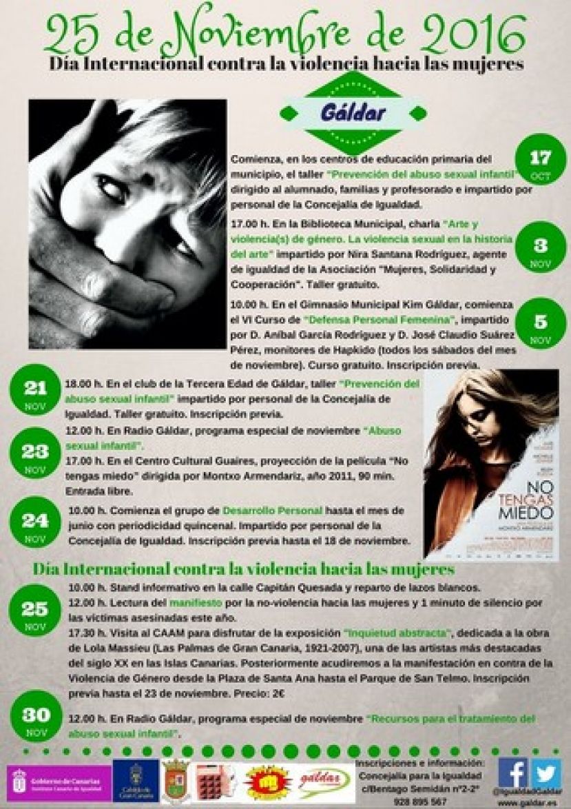 G&aacute;ldar se suma al D&iacute;a Internacional contra la Violencia hacia las Mujeres