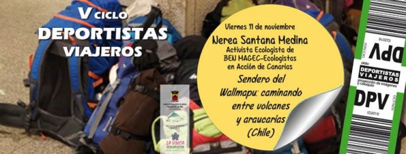 El viernes 11 de noviembre se clausura el Ciclo “Deportistas Viajeros – DPV 2016”