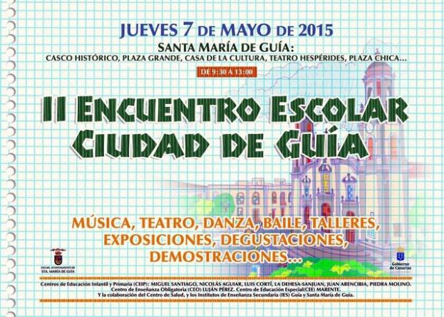 Cerca de un millar de alumnos en el 2º Encuentro Escolar Ciudad de Guía