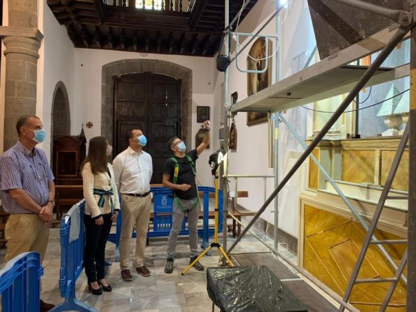 Gu&iacute;a: La restauraci&oacute;n del retablo de San Sebasti&aacute;n estar&aacute; lista a finales de octubre