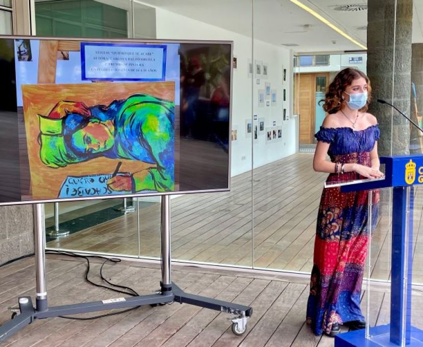 La consejera de Educaci&oacute;n y Juventud clausura &lsquo;Gran Canaria Arte Joven 2021&rsquo;
