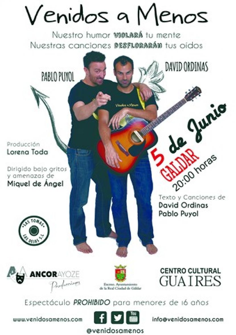 “Venidos a Menos” llega al Guaires para hacer disfrutar al público galdense