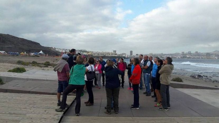 El Cabildo celebra la cuarta de las seis visitas guiadas previstas al paisaje cultural de La Isleta