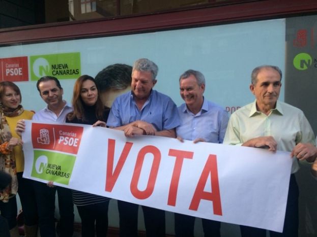 Agenda electoral de los candidatos del PSOE-NC, de este domingo 06-12-15