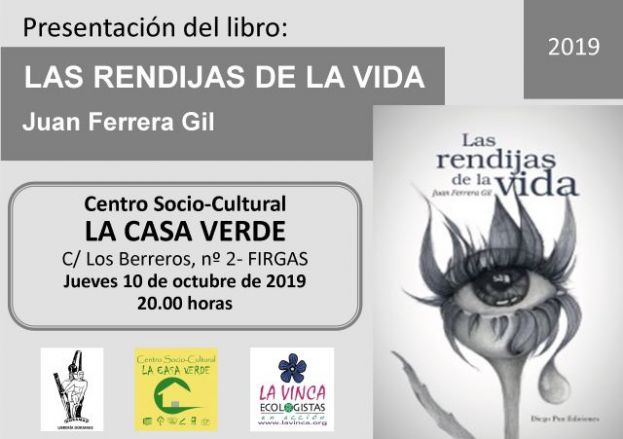El 10 de octubre se presenta en Firgas el libro &ldquo;Las rendijas de la vida&rdquo;