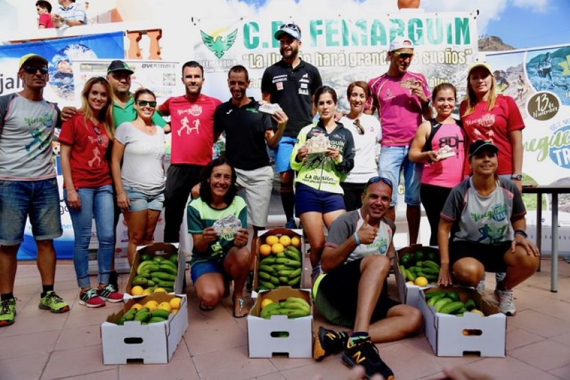 Daniel Santana y Rita Shaila Miranda se alzan vencedores de la I Veneguera Trail