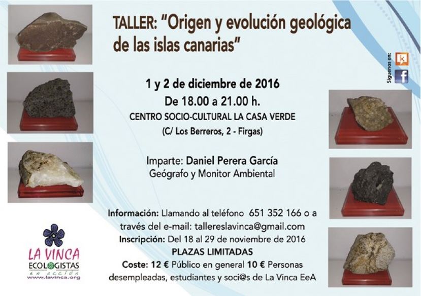 Firgas: Taller “Origen y evolución geológica de las Islas Canarias”