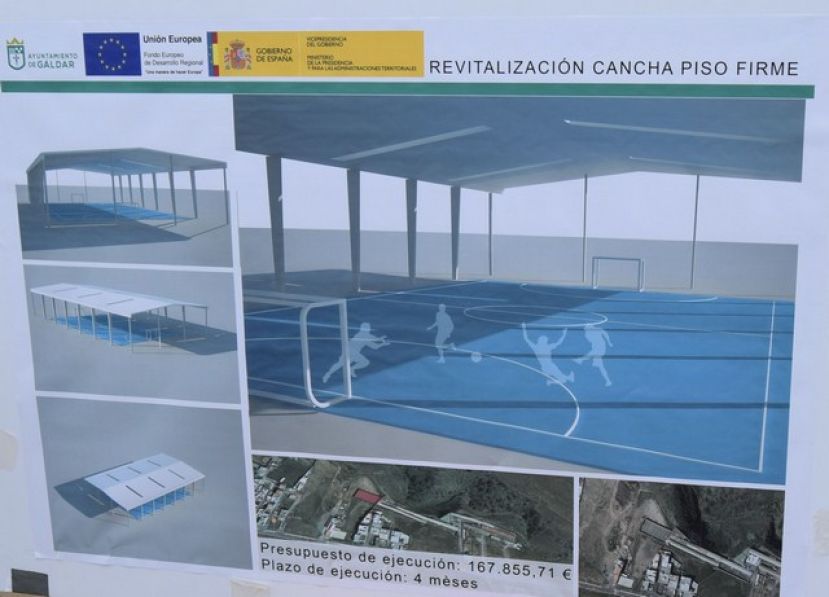 G&aacute;ldar: Adjudicadas las obras de la Cancha de Piso Firme
