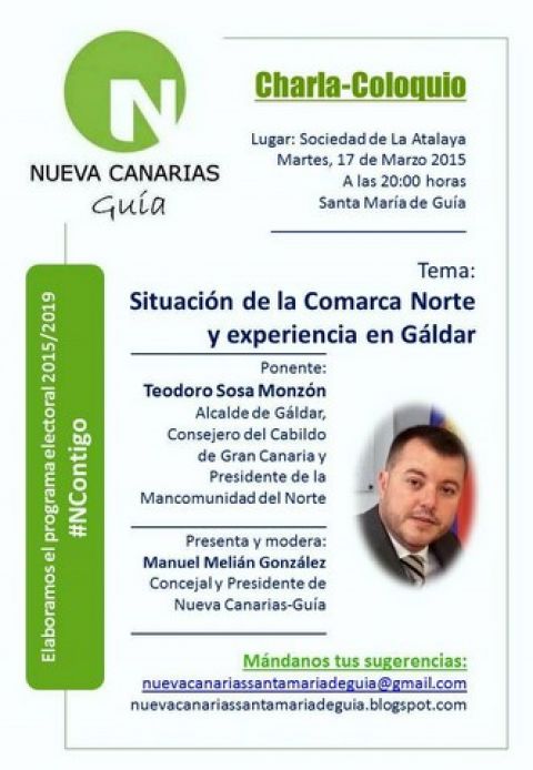 Guía: Teodoro Sosa dará una charla-coloquio en el barrio de La Atalaya.