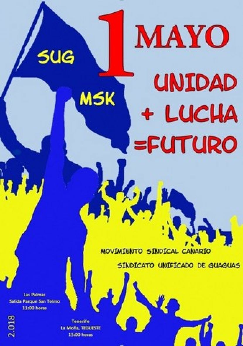 Comunicado 1 de mayo de 2018 día Internacional de la Clase Trabajadora