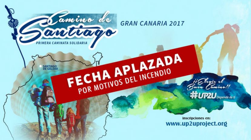 La celebraci&oacute;n del Camino de Santiago se aplaza por el incendio de la Cumbre