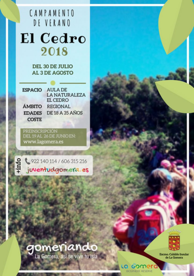 El Campamento de El Cedro abre el plazo de inscripción para los adultos de las Islas