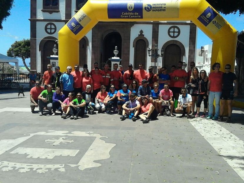 Se celebr&oacute; la 'I Vertical Tamadaba' en la Villa de Agaete