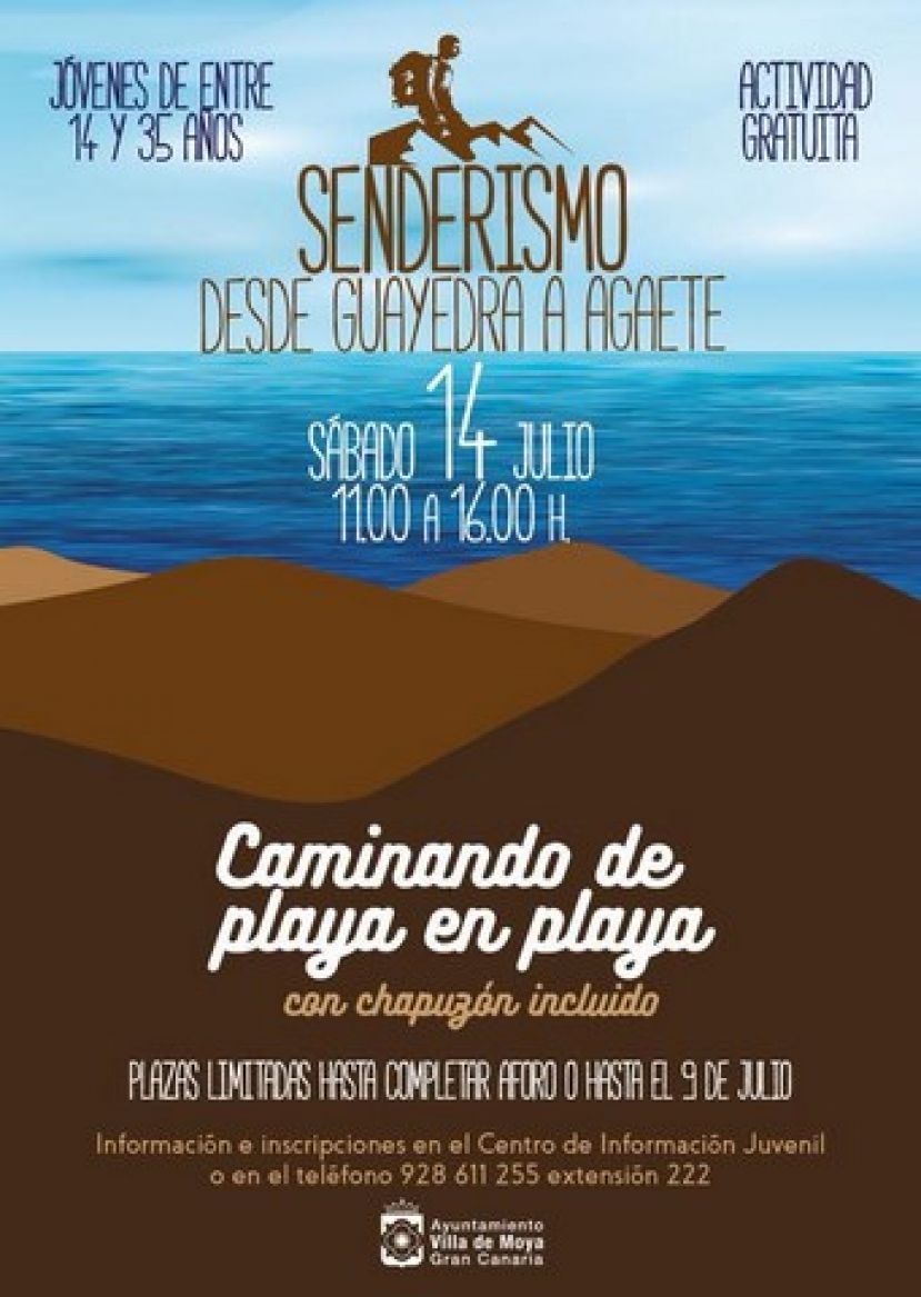 Villa de Moya: Senderismo de playas, desde Guayedra a Agaete