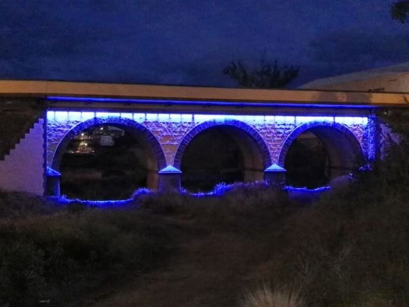 Nota de Prensa del PSOE de Gáldar sobre la iluminación del puente de los tres ojos