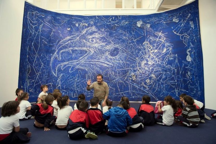 Inauguración infantil de exposiciones de arte puertorriqueño