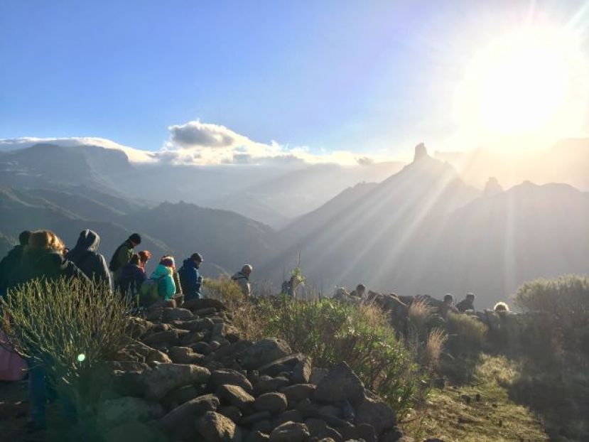 Visitas guiadas para contemplar la salida del sol en la Mesa de Acusa de Artenara