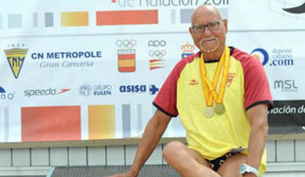 Roberto Alberiche, un canario Campe&oacute;n del Mundo de Nataci&oacute;n