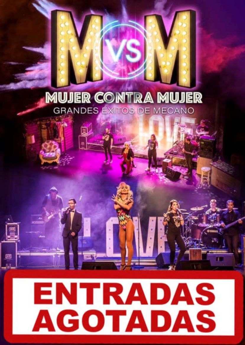 Valleseco: Cartel de entradas agotadas en el espectáculo “Mujer contra Mujer”