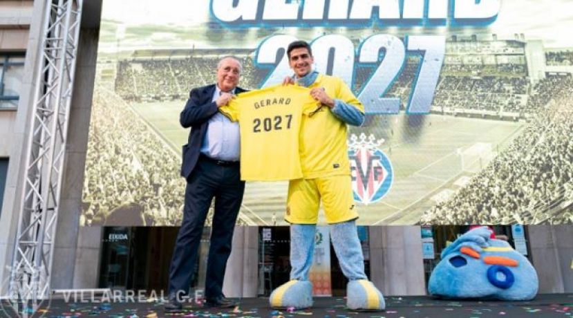 El Villarreal renueva a Gerard Moreno hasta 2027