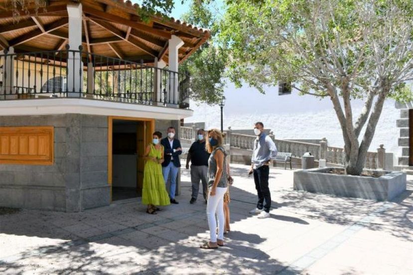 Mogán recupera con el apoyo del Cabildo la plaza como espacio de atracción