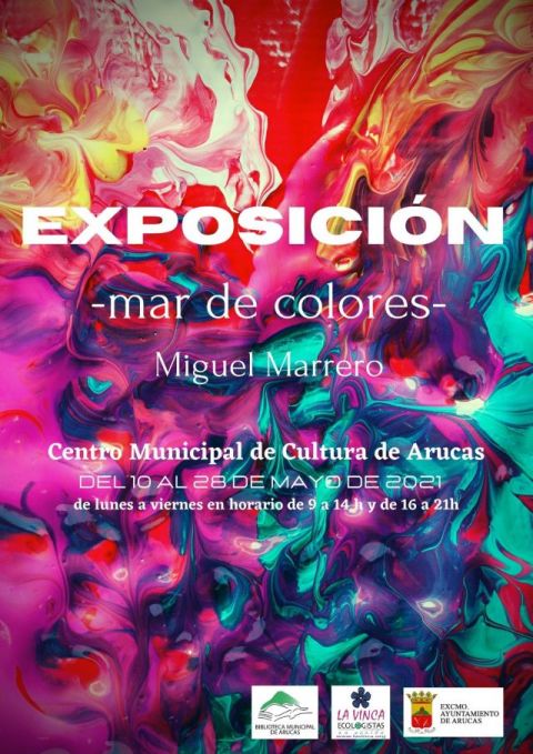 Arucas: La Exposición “MAR DE COLORES” llega al Centro Municipal de Cultura