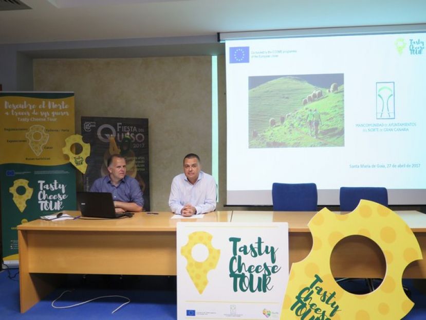 Guía: Presentación del proyecto europeo TastyCheese Tour en la Fiesta del Queso