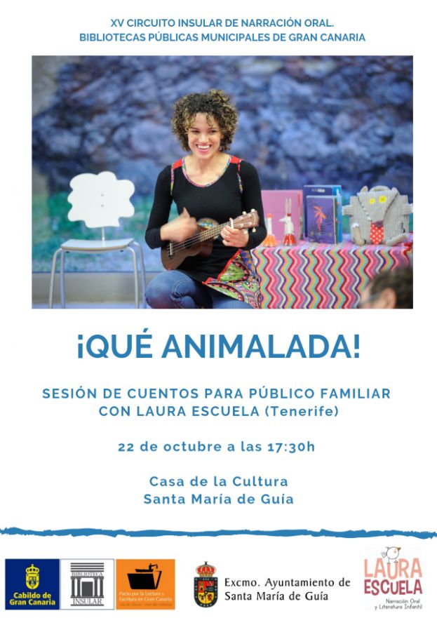 Gu&iacute;a: Cuentacuentos en la Casa de la Cultura con la narradora Laura Escuela