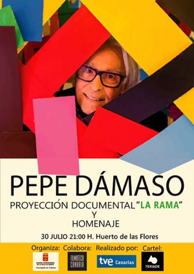 Agaete: Homenaje a Pepe Dámaso, este jueves en El Huerto de Las Flores