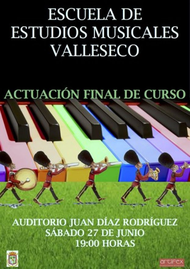 Clausura la Escuela de Estudios Musicales de Valleseco el sábado 27-06-15