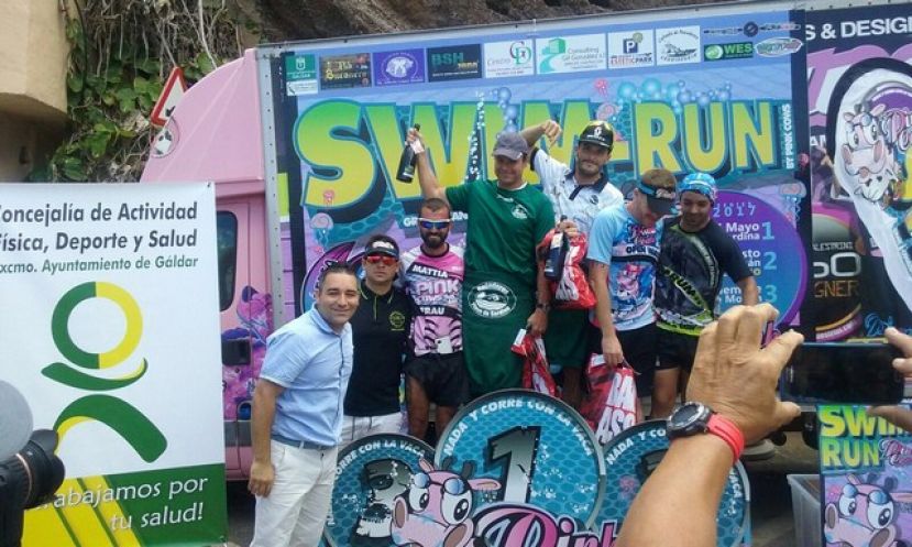 G&aacute;ldar: Se celebr&oacute; el Primer Swim and Run Sardina del Norte