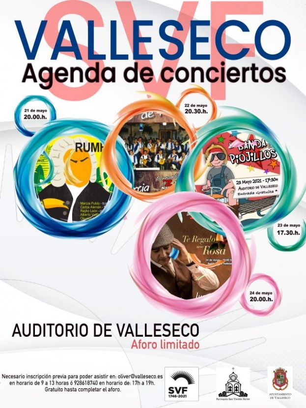 Valleseco celebra con conciertos las Fiestas de Vicente Ferrer