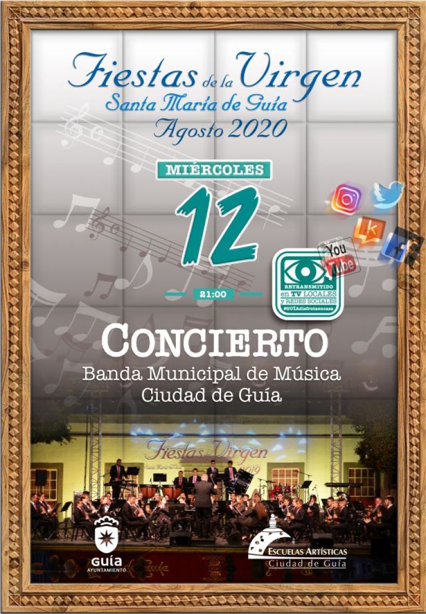 V&iacute;deo del tradicional Concierto de la Banda Municipal de M&uacute;sica Ciudad de Gu&iacute;a