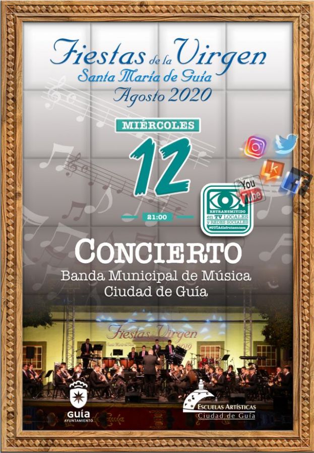 V&iacute;deo del tradicional Concierto de la Banda Municipal de M&uacute;sica Ciudad de Gu&iacute;a