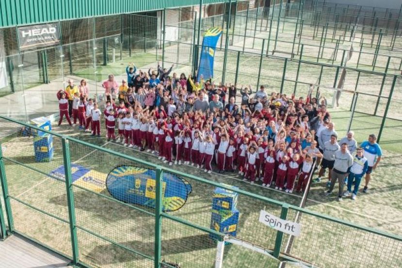 210 menores de 6 centros escolares de la isla en la X edición del Pádel Gran Canaria