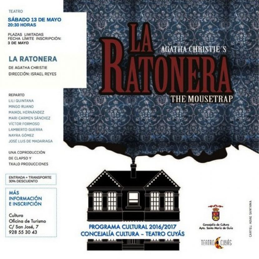 Guía: Entradas a precio reducido para ver la obra &quot;La Ratonera&quot; de Agatha Christie