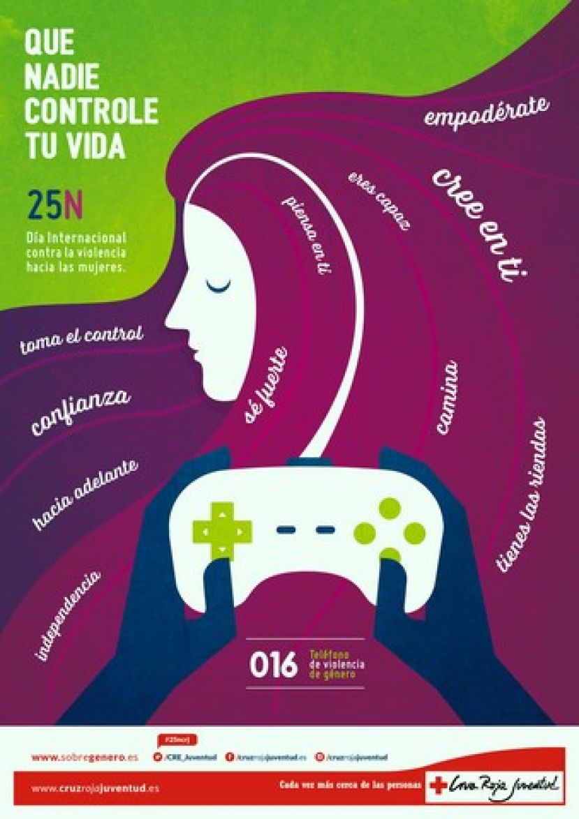 Cruz Roja: &lsquo;Que nadie controle tu vida&rsquo; campa&ntilde;a contra la violencia machista