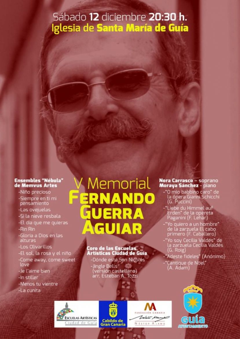 La soprano Nora Carrasco actuará mañana en el V Memorial ‘Fernando Guerra Aguiar’