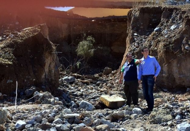 Pablo Rodr&iacute;guez visita las zonas de Telde m&aacute;s afectadas por las lluvias