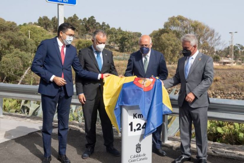 El Cabildo inaugura la nueva GC-21 en la que se han invertido 6,35 millones de euros