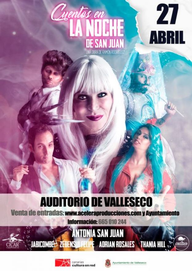 Llega al Auditorio de Valleseco la comedia &ldquo;Cuentos en la Noche de San Juan&rdquo;